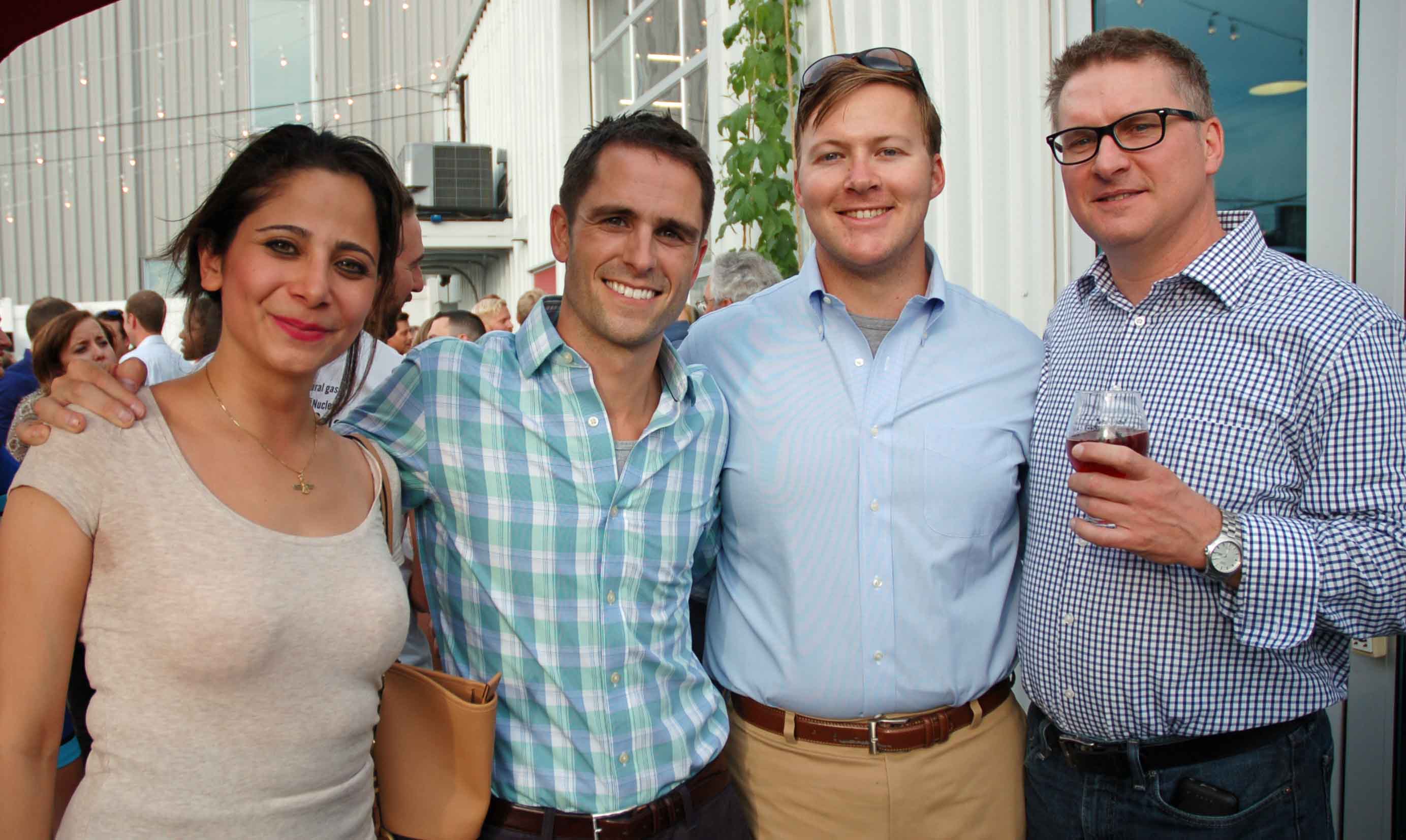 From left to right, Media Shakiba of the Innovation Pavilion, Kevin Krauth & James Dickhoner of Orderly Health, and Kyle Eason of Inception Integrated.