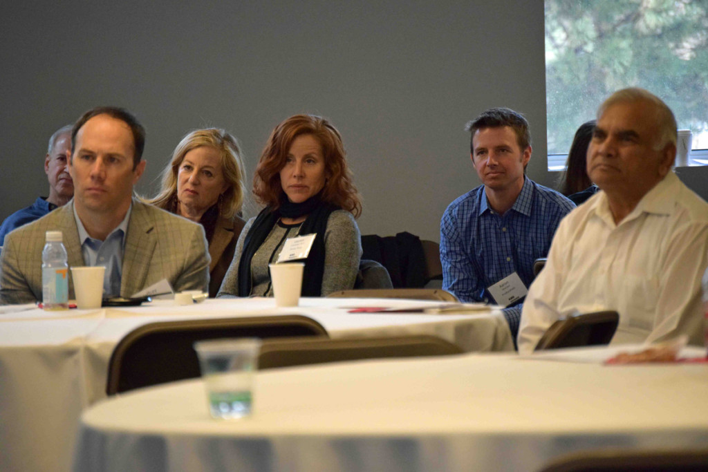 Several digital health entrepreneurs were present, including Dr. Lauren Constantini (center right) of Prima-Temp.