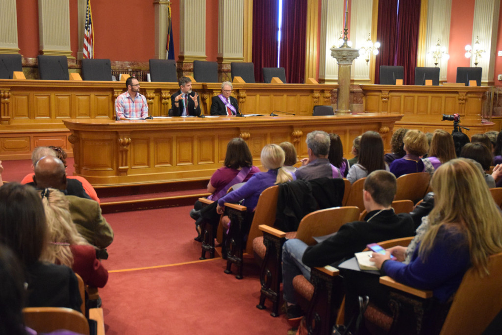 Dr. Kevin Deane urged the members of the CCC to encourage people to get tested for chronic diseases.