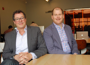 Dr. Mark Prather (left) and Kevin Riddleberger of DispatchHealth.