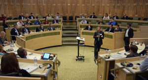 Carm Huntress of RxRevu explained how CDS Hooks could enhance EHR interoperability.