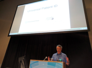 Dr. David Piraino presented Commerce Kitchen's prototype at the hackathon.